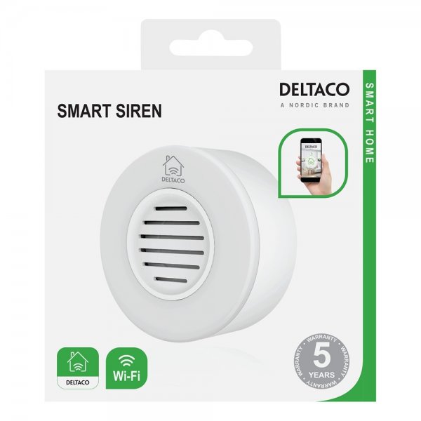 Deltaco Smart Home Smart WiFi Sirene