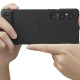 Sony Original Sony Xperia 1 V Deksel Style Cover with Stand Svart