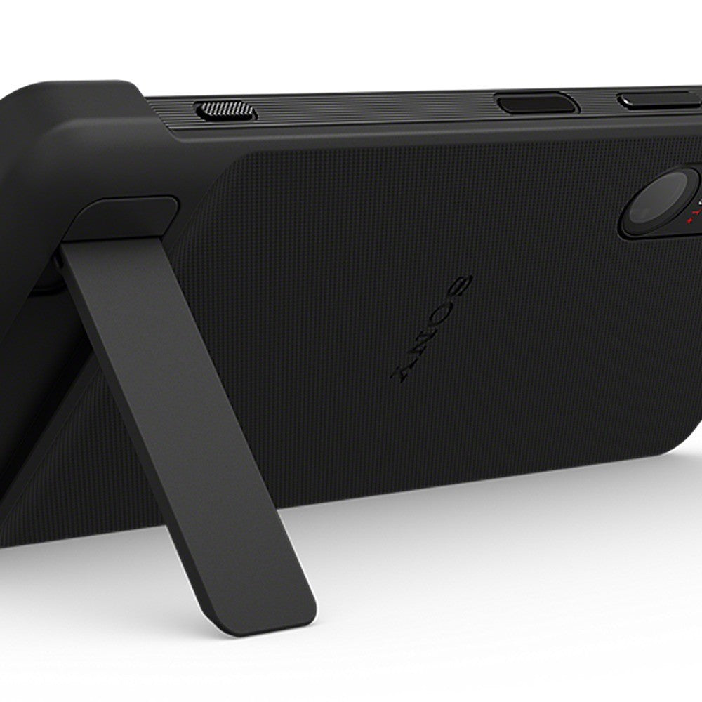 Sony Original Sony Xperia 1 V Deksel Style Cover with Stand Svart