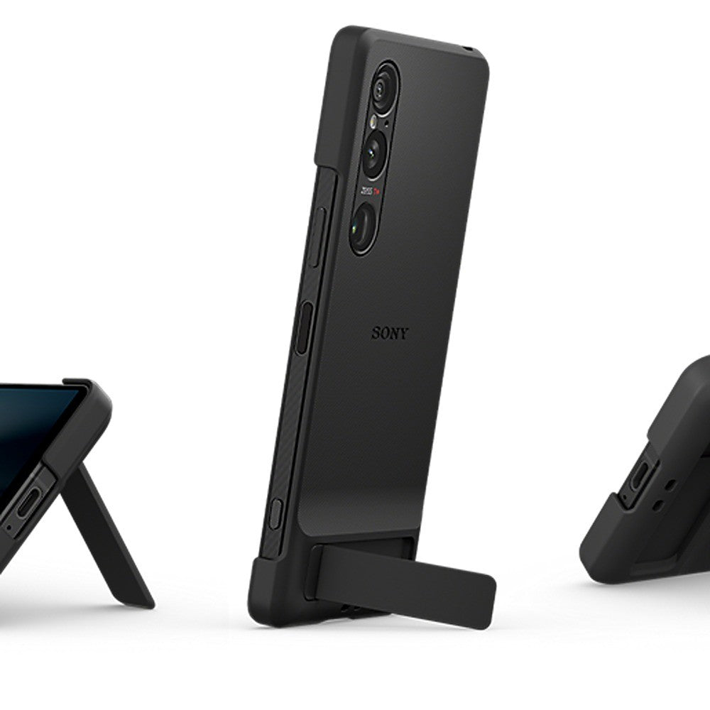 Sony Original Sony Xperia 1 VI Deksel Style Cover with Stand Svart