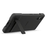 Sony Original Sony Xperia 10 VI Deksel Style Cover with Stand Svart