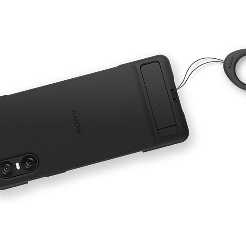Sony Original Sony Xperia 10 VI Deksel Style Cover with Stand Svart