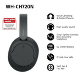 Sony WH-CH720N Trådløse Over-Ear Hodetelefoner ANC Svart