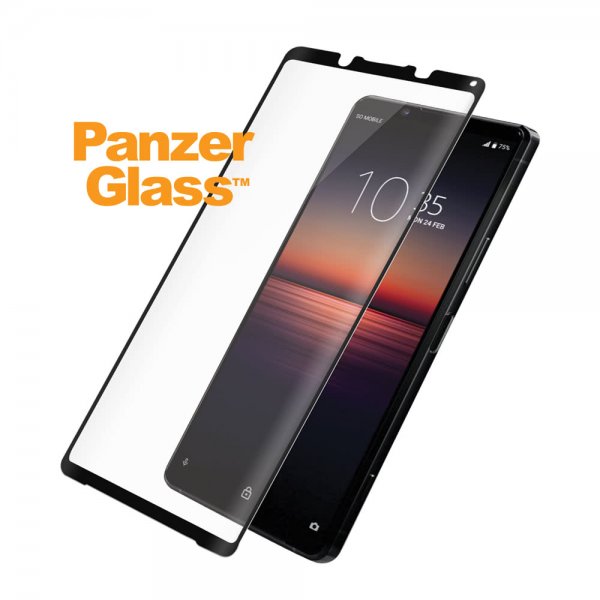 PanzerGlass Sony Xperia 1 II Skjermbeskytter CaseFriendly Curved Edges