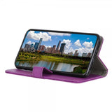 Sony Xperia 1 III Etui Litchi Lilla