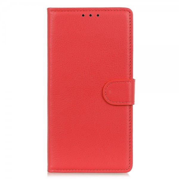 Sony Xperia 1 V Etui Litchi Rød