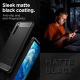 Spigen Sony Xperia 1 V Deksel Rugged Armor Matte Black