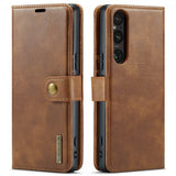 Dg.Ming Sony Xperia 1 VI Etui Avtagbart Deksel Brun