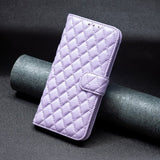 Sony Xperia 1 VI Etui Rombemønster Lilla