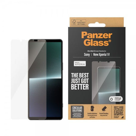 PanzerGlass Sony Xperia 1 VI Skjermbeskytter Ultra-Wide Fit