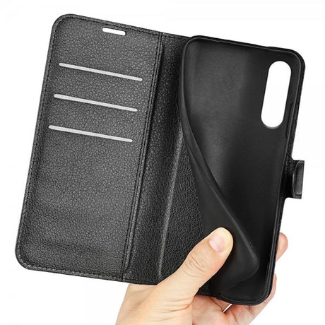 Sony Xperia 10 V Etui Litchi Svart