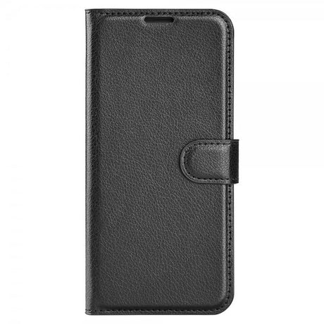 Sony Xperia 10 V Etui Litchi Svart