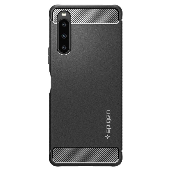 Spigen Sony Xperia 10 V Deksel Rugged Armor Matte Black