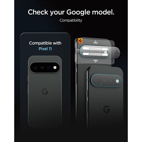 Spigen Google Pixel 11 Linsebeskyttelse GLAS.tR EZ Fit Optik Pro 2-pakning