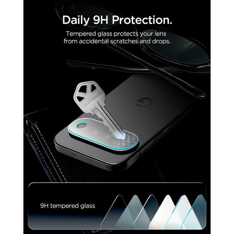 Spigen Google Pixel 11 Linsebeskyttelse GLAS.tR EZ Fit Optik Pro 2-pakning