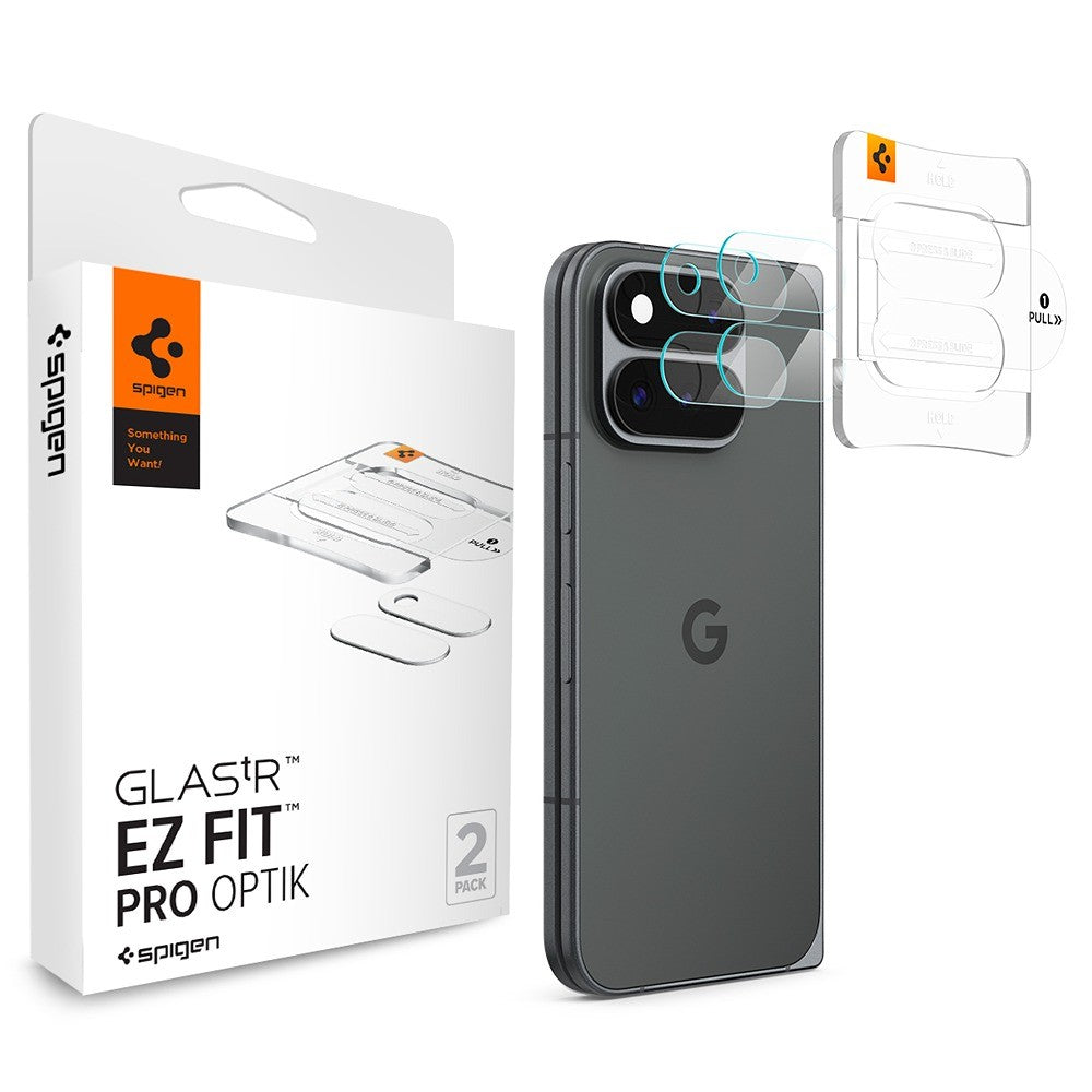 Spigen Google Pixel 11 Pro Fold Linsebeskyttelse GLAS.tR EZ Fit Optik Pro 2-pakning