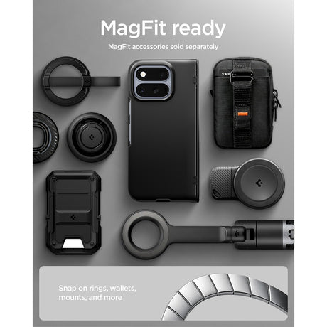 Spigen Google Pixel 11 Pro Fold Deksel Slim Armor Pro MagFit Svart