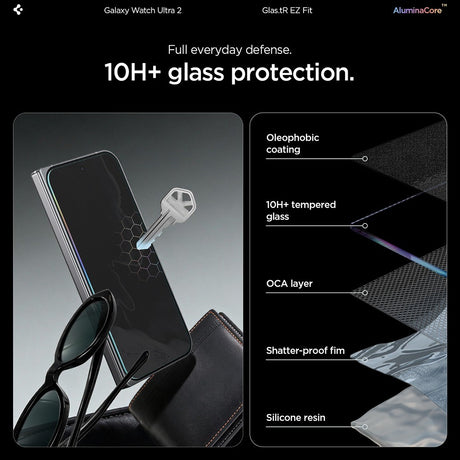 Spigen Google Pixel 11 Pro Fold Skjermbeskytter GLAS.tR EZ Fit Pro 2-pakning