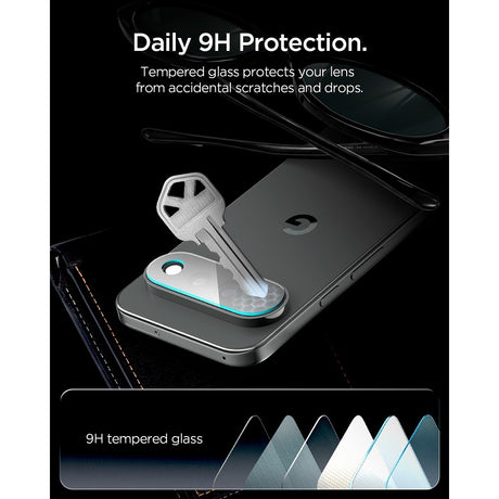Spigen Google Pixel 11 Pro Linsebeskyttelse GLAS.tR EZ Fit Optik Pro 2-pakning