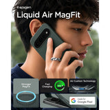 Spigen Google Pixel 11 Pro Skal Liquid Air MagFit Abyss Green