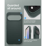 Spigen Google Pixel 11 Pro Skal Liquid Air MagFit Abyss Green