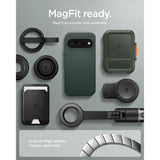 Spigen Google Pixel 11 Pro Skal Liquid Air MagFit Abyss Green