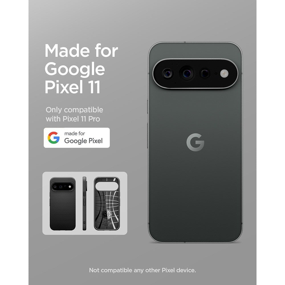 Spigen Google Pixel 11 Pro Skal Liquid Air Matte Black