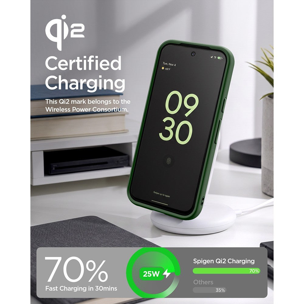Spigen Google Pixel 11 Pro Deksel Nano Pop MagFit Avo Green
