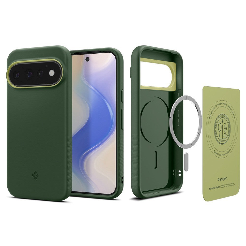Spigen Google Pixel 11 Pro Deksel Nano Pop MagFit Avo Green