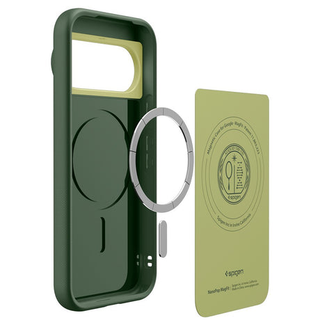 Spigen Google Pixel 11 Pro Skal Nano Pop MagFit Avo Green