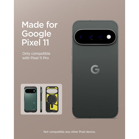 Spigen Google Pixel 11 Pro Deksel Tough Armor MagFit Abyss Green