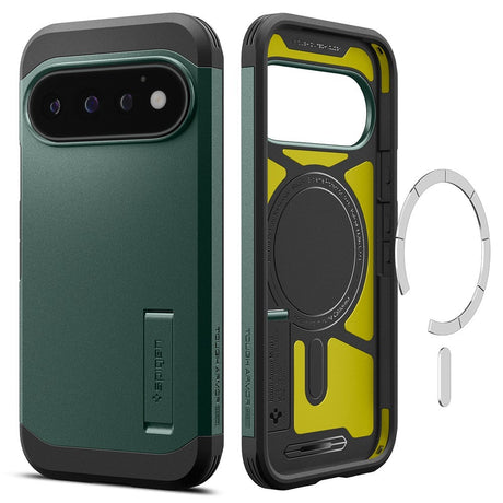 Spigen Google Pixel 11 Pro Deksel Tough Armor MagFit Abyss Green