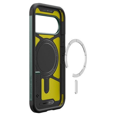 Spigen Google Pixel 11 Pro Deksel Tough Armor MagFit Abyss Green