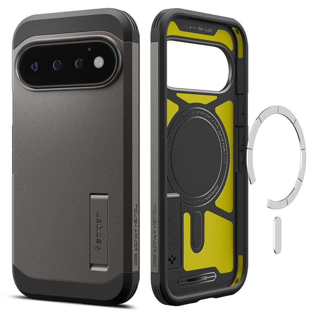 Spigen Google Pixel 11 Pro Deksel Tough Armor MagFit Gunmetal