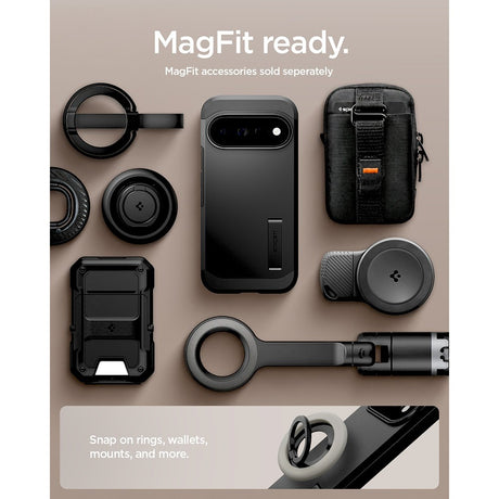Spigen Google Pixel 11 Pro Deksel Tough Armor MagFit Svart