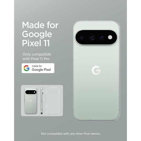 Spigen Google Pixel 11 Pro Deksel Ultra Hybrid Crystal Clear