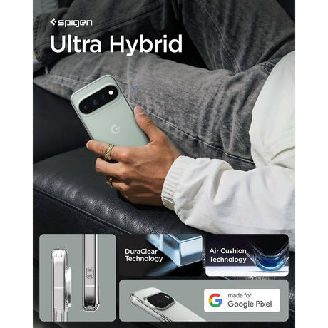 Spigen Google Pixel 11 Pro Deksel Ultra Hybrid Crystal Clear