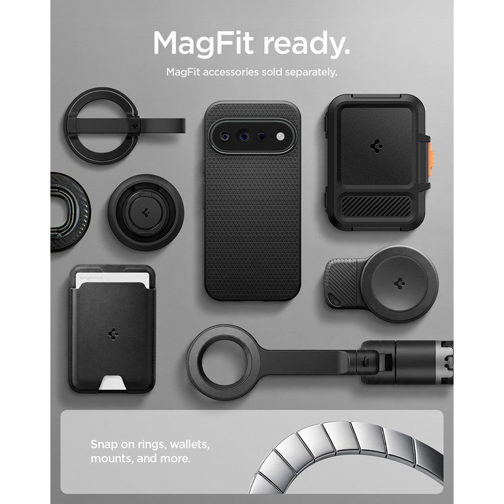 Spigen Google Pixel 11 Pro XL Skal Liquid Air MagFit Matte Black