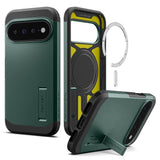 Spigen Google Pixel 11 Pro XL Skal Tough Armor MagFit Abyss Green