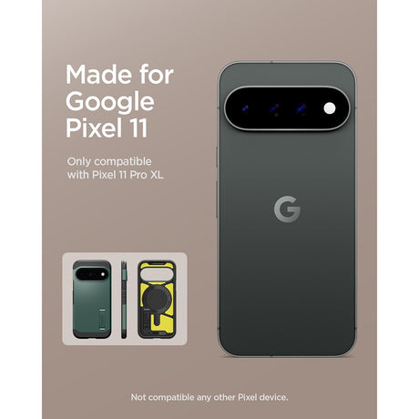 Spigen Google Pixel 11 Pro XL Deksel Tough Armor MagFit Abyss Green