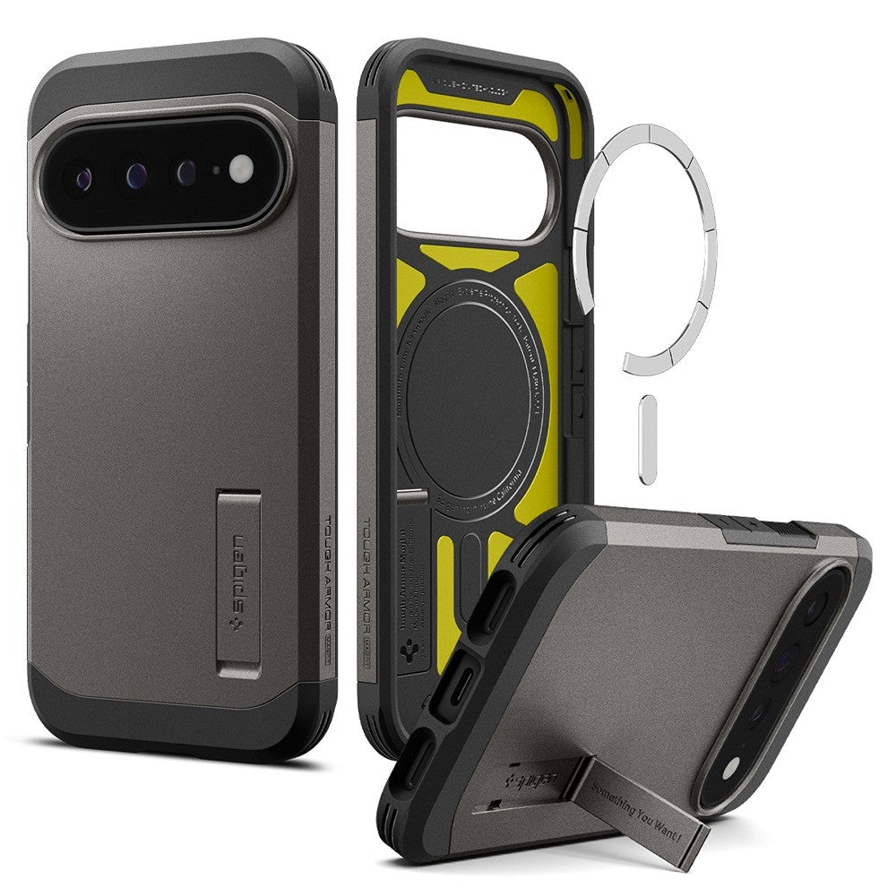 Spigen Google Pixel 11 Pro XL Skal Tough Armor MagFit Gunmetal