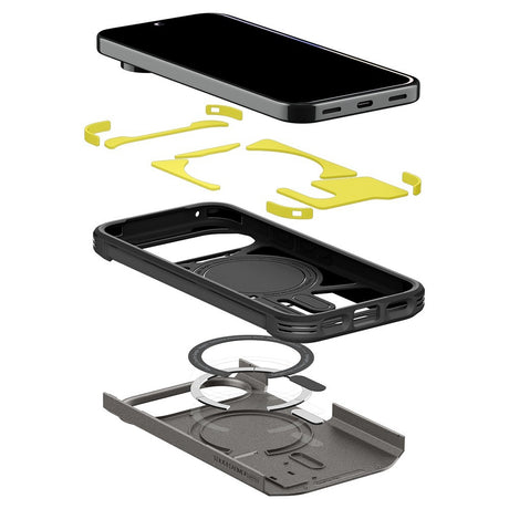 Spigen Google Pixel 11 Pro XL Deksel Tough Armor MagFit Gunmetal