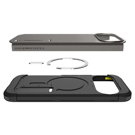 Spigen Google Pixel 11 Pro XL Deksel Tough Armor MagFit Gunmetal