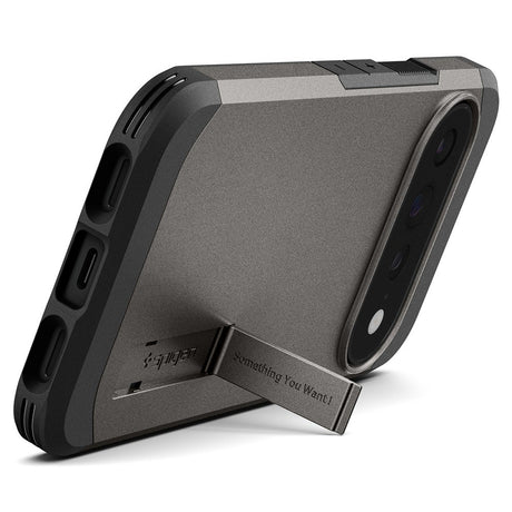 Spigen Google Pixel 11 Pro XL Deksel Tough Armor MagFit Gunmetal