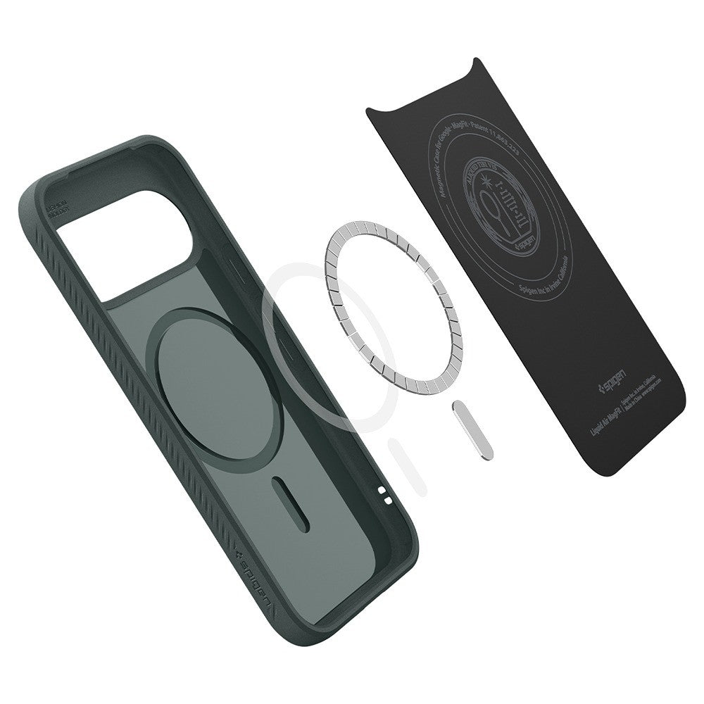 Spigen Google Pixel 11 Skal Liquid Air MagFit Abyss Green