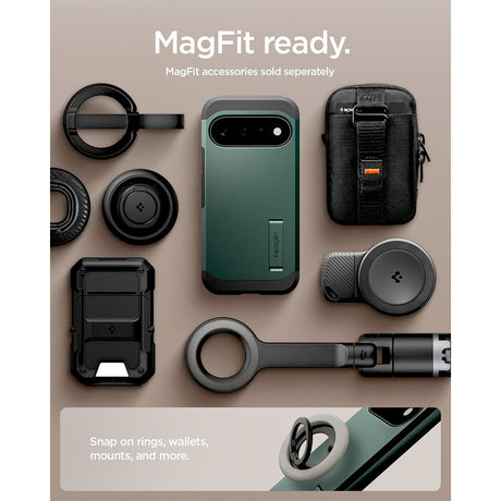 Spigen Google Pixel 11 Skal Tough Armor MagFit Abyss Green