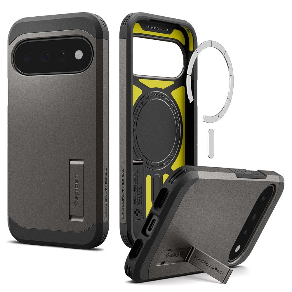 Spigen Google Pixel 11 Skal Tough Armor MagFit Gunmetal
