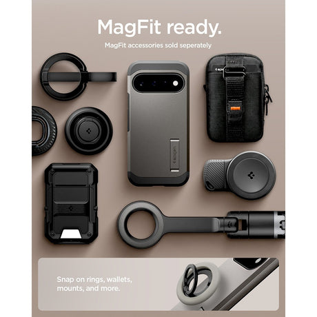 Spigen Google Pixel 11 Skal Tough Armor MagFit Gunmetal