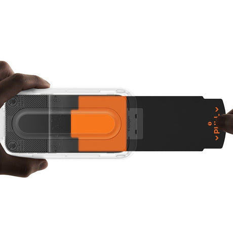 Spigen iPhone 16 Pro/17/17 Pro/18 Pro Skjermbeskytter Glas.tR EZ Fit Pro 2-pakning