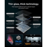 Spigen iPhone 16 Pro Max/17 Pro Max/18 Pro Max Skjermbeskytter Glas.tR EZ Fit Pro 2-pakning